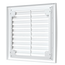 Вытяжная вентиляционная решетка из АБС-пластика Mistral 20х20 White, изображение 4