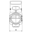 VTC 511 Термостатический 3-ходовой клапан DN32, KVS9, Rp 1 1/4" T55C  ESBE (multipack), изображение 3