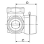 VRG131 Смесительный клапан DN25, Kvs=10 Rp.1" F , Tmax: +110 C ESBE, изображение 3