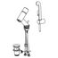 4elementsBaterie sanitara lavoar cu stropitoare Oras IL BAGNO ALESSI One, изображение 4