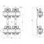 Коллектор для тёплого пола 1"x 4 вывод. ICMA, изображение 3