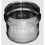 Заглушка внешняя для дымохода нижняя Ferrum D130 (0,5мм), изображение 3