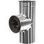 4elementsTeu izolat cos de fum la 90° Teplodar Profi (430/0,8) D115/200