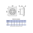 4elementsVentilator de evacuare axial cu supapa ERA 4C D100 White, изображение 7