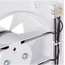 Осевой вытяжной вентилятор с сеткой ERA 5S D125 White, изображение 5
