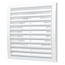 Вытяжная вентиляционная решетка из АБС-пластика с фланцем Mistral 20x20 D125 White