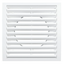 Вытяжная вентиляционная решетка из АБС-пластика с фланцем Mistral 20x20 D125 White, изображение 2