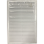 Вытяжная вентиляционная решетка из ПВХ Aluvent 1929N 19x29 White, изображение 2
