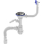 4elementsSifon pentru chiuveta 3 1/2 "x 40 cu robinet pentru masina de spalat si racord, Aquant, изображение 8