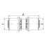 Муфта 16x16 DeltaPress Unidelta, изображение 2