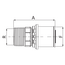 Муфта 16x1/2M DeltaPress Unidelta, изображение 2