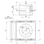 Площадка монтажная для двустенного дымохода Ferrum D115x200 (1,5мм), изображение 3