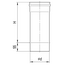 4elementsTeava cos de fum 0,25m Ferrum D115 (0,5mm), изображение 6