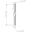 Шланг для стижки из нержавеющей стали (1,7 м-2,5м) Style Shower Genebre, изображение 3