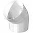4elementsCot rotund ventilatie la 45 ° Era 12,5ККП D125, изображение 2