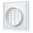4elementsGrila de ventilatie reglabila cu flansa Era Era 2020RRP12,5F 20х20 D125 White, изображение 4