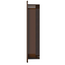 Дверная переточная решетка двухсторонняя Mistral 45х13 Brown, изображение 3