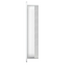 Дверная переточная решетка двухсторонняя Mistral 45х13 White, изображение 3