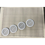 4elementsGrila de ventilatie cu flansa pentru usa ProMistral D50 (4 bucati) White, изображение 7