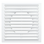Вытяжная вентиляционная решетка из АБС-пластика с фланцем Mistral 20x20 D150 White, изображение 2
