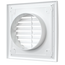 Вытяжная вентиляционная решетка из АБС-пластика с фланцем Mistral 20x20 D150 White, изображение 4
