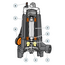 Дренажный электронасос с режущим механизмом Pedrollo TRITUS TR 1,3 kW, изображение 2